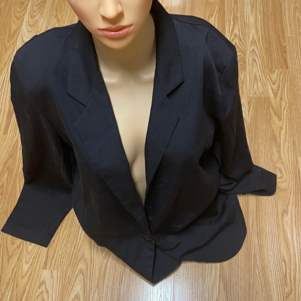 Vintage Claude Size M made in U S A Black blazer